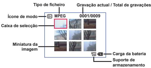 AIPTEK POCKET DV Z100 PRO - Significado dos icones presentados no esra LCD - 2