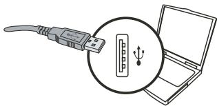 AIPTEK POCKET HDDV 8000 - Reliez le câble USB à votre ordinateur. - 1