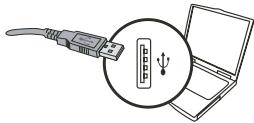 AIPTEK POCKET DV Z200 PRO - Branchez le câble USB sur votre caméscope. - 1