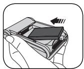 AIPTEK POCKET DV Z200 PRO - Einlagen der Batterie - 2