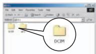 AIPTEK POCKET DV 8800 NEO - Double-click on the DCIM file folder. - 2