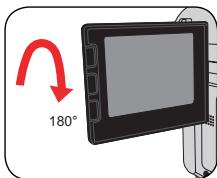 AIPTEK POCKET DV 8800 NEO - Gire el monitor LCD. - 2