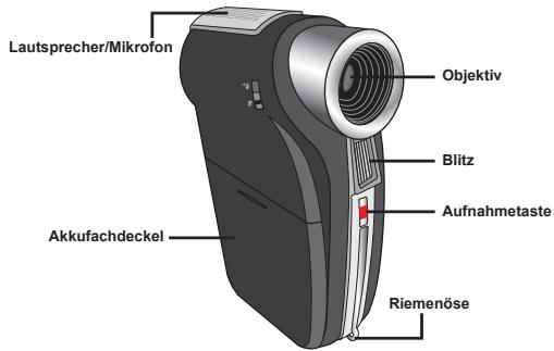 AIPTEK POCKET DV AHD 300 - Die Komponenten des Camcorders - 1