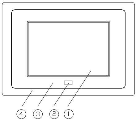 VIEWSONIC DF88W - Identifying the Parts - 1