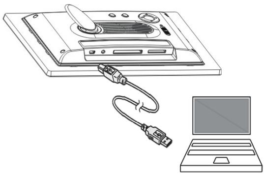 VIEWSONIC DF88W - Conexión a PC - 1
