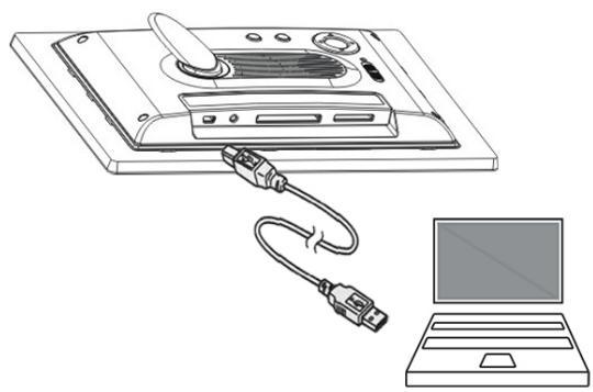 VIEWSONIC DF88W - Connector avec un ordinateur - 1