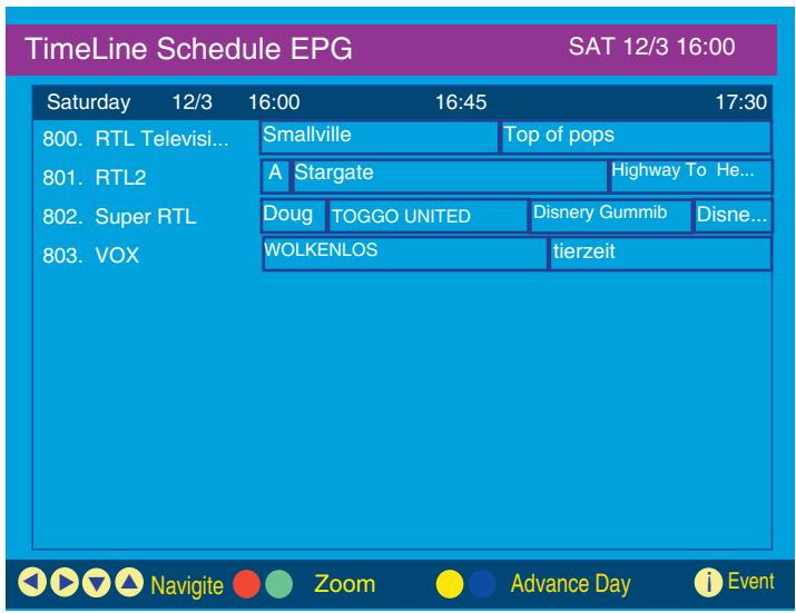 VIEWSONIC N3766W - 3).Time Line Schedule EPG: - 1