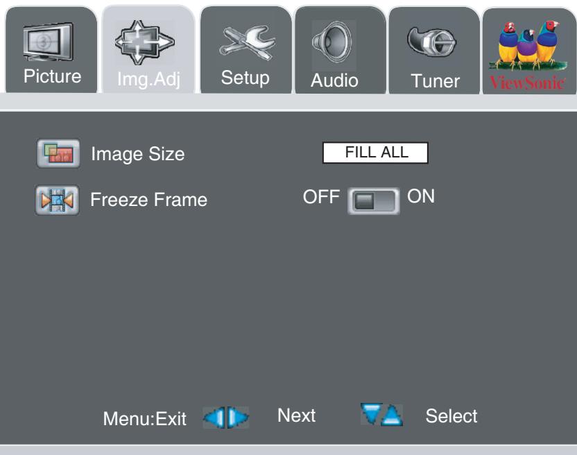 VIEWSONIC N3766W - Image Adjustment - 1