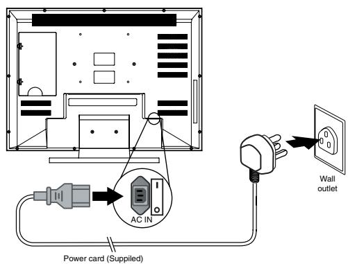 VIEWSONIC N4066W - Power Cable Connection - 1