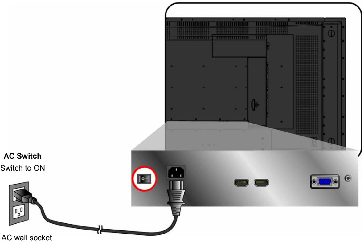 VIEWSONIC N4200W - Connect power cable - 1