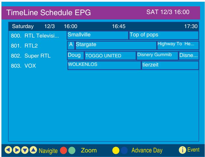 VIEWSONIC N4266W - 3).Time Line Schedule EPG: - 1
