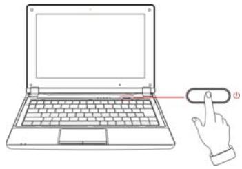 VIEWSONIC VNB101 - 6-1 Turning on the Notebook PC - 3