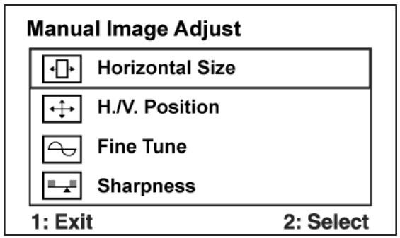 VIEWSONIC VX2255WMB - Manual Image Adjust - 1