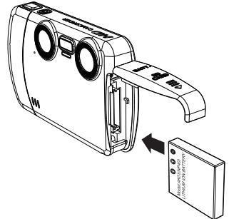 VIEWSONIC 3DSC5 - Loading the battery/ Using a memory card - 2