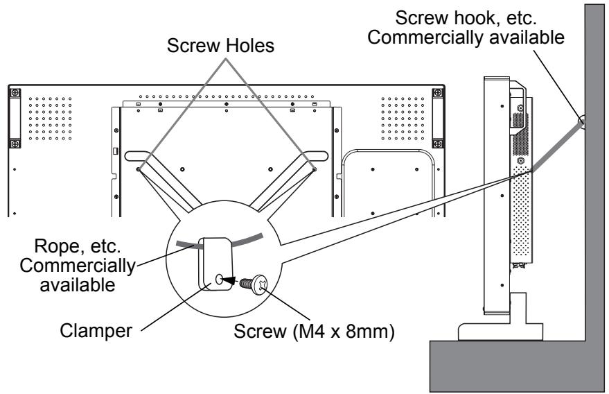 VIEWSONIC CD4225 - To avoid monitor from falling - 1