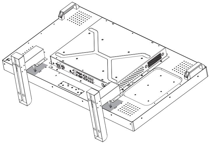 VIEWSONIC CD4225 - How to install stands - 2