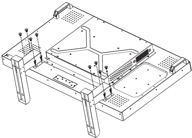 VIEWSONIC CD4225 - How to install stands - 4