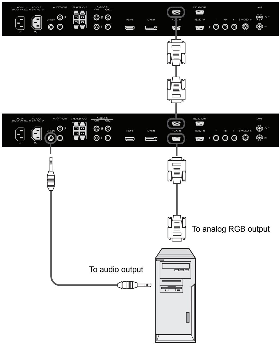 VIEWSONIC CD4232 - Connect the LCD Monitor to a Personal Computer - 1