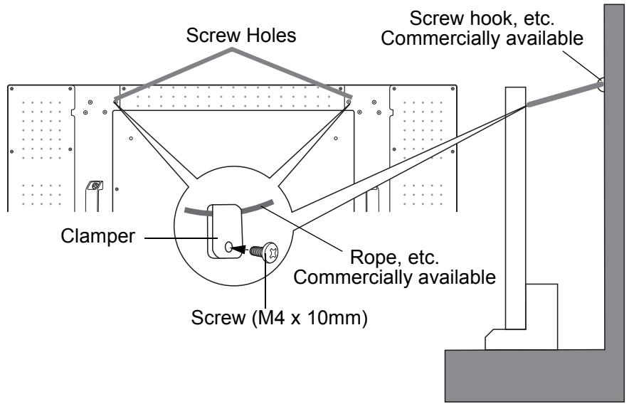 VIEWSONIC CD4232 - To avoid monitor from falling - 1