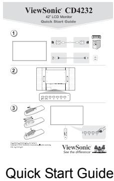 VIEWSONIC CD4232 - Ergonomics - 2