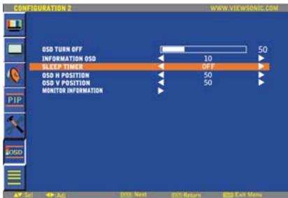 VIEWSONIC CD5233 - INFORMATION OSD - 1