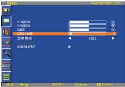 VIEWSONIC CD5233 - CLOCK \* : INPUT VGA only - 1