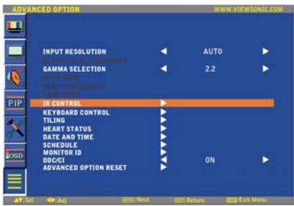 VIEWSONIC CD5233 - FILM MODE \* : INPUT HDMI, DVI-D(MODE-HD), S-VIDEO, VIDEO only - 1