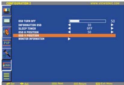 VIEWSONIC CD5233 - OSD H POSITION - 1