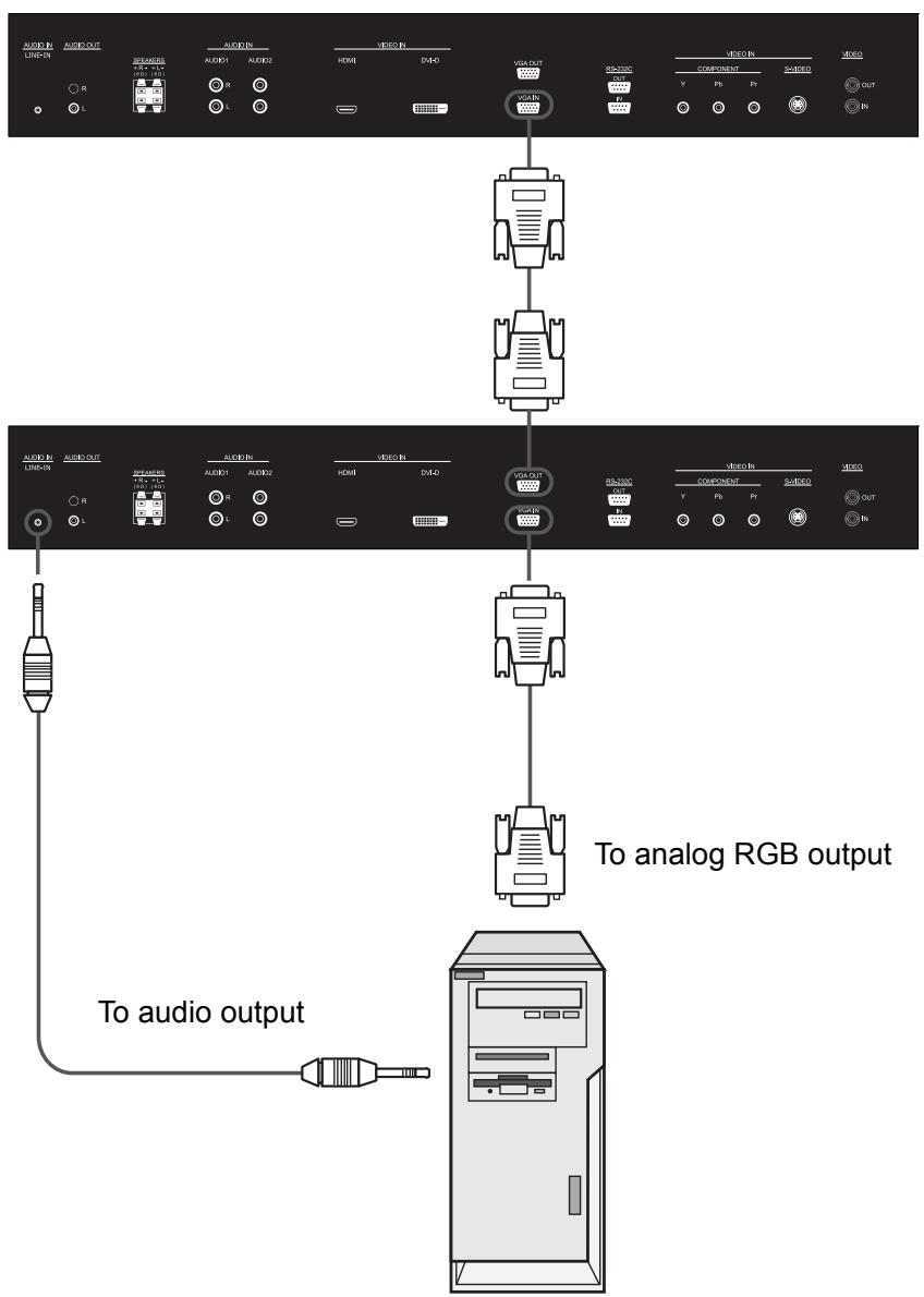 VIEWSONIC CDP6530 - Connect the LCD Monitor to a Personal Computer - 1