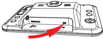 VIEWSONIC DPF8-CAM - Connecting to AC power - 1