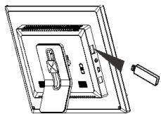 VIEWSONIC DPG807BK - Connecting a USB device - 2