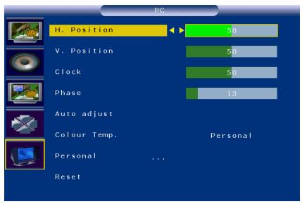 VIEWSONIC N3246W - PC Mode OSD Instruction - 1