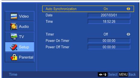 VIEWSONIC N4285P - Setup menu - 4