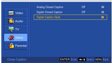 VIEWSONIC N4285P - Close Caption Setting - 4