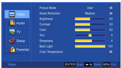 VIEWSONIC N4785P - Video menu - 1
