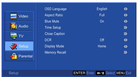 VIEWSONIC N4785P - Setup menu - 1
