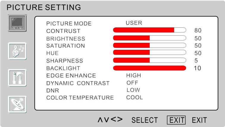 VIEWSONIC N4790P - Picture Setting - 1