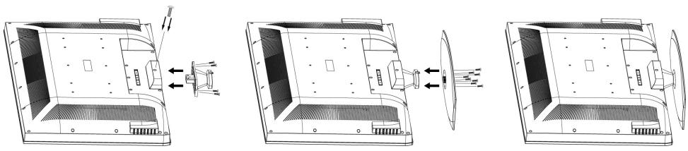 VIEWSONIC N5230P - Installing the Stand Base - 1