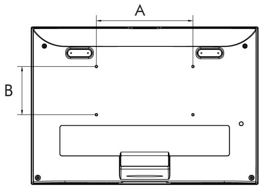 VIEWSONIC N5230P - Wall Mount Kit Specifications (VESA) - 1
