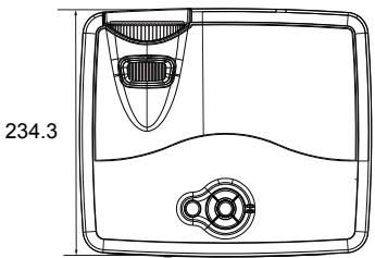 VIEWSONIC PJD5223 - Dimensions - 1