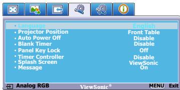 VIEWSONIC PJD5352 - Using the menus - 4