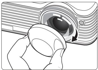 VIEWSONIC PJD5352 - Starting up the projector - 2