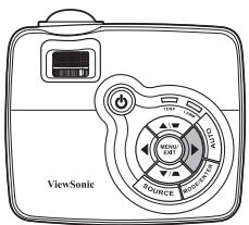 VIEWSONIC PJD5352 - Locking control keys - 1