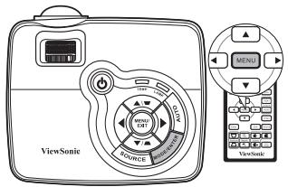 VIEWSONIC PJD5352 - Selecting a picture mode - 1