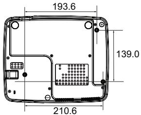 VIEWSONIC PJD5523W - Ceiling mount installation - 1