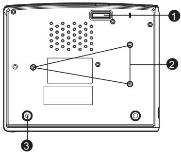 VIEWSONIC PJD6240 - Bottom View - 1