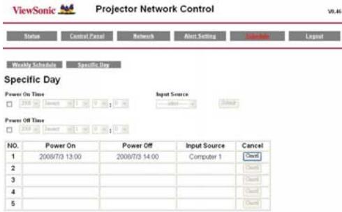 VIEWSONIC PJD6240 - Schedule - 2