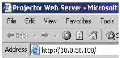 VIEWSONIC PJD6240 - Manual IP address setting: - 4