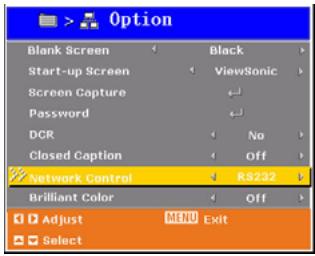 VIEWSONIC PJD6240 - Network Control - 1