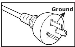 VIEWSONIC PJD6251 - Notes on the AC Power Cord - 1